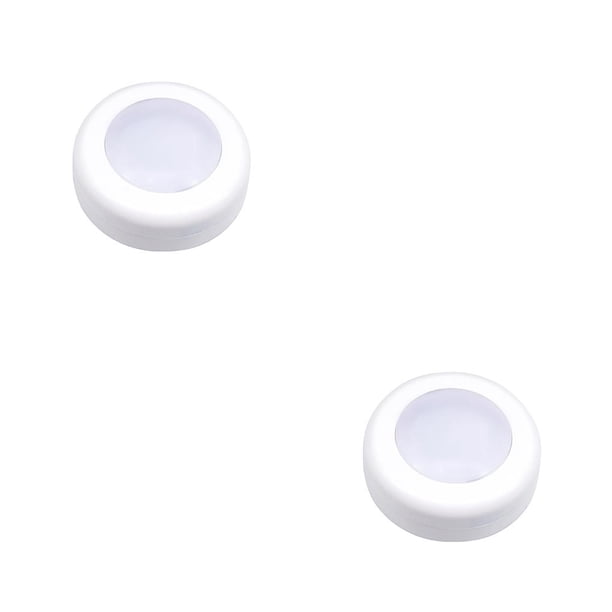 Billuyoard Luz LED para armario, lámparas inalámbricas coloridas RGB ajustables para cocina, Sensor adhesivo, luz nocturna de plástico con No.01 2piezas