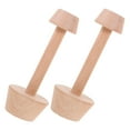 thumbnail image 5 of ibasenice 2-Pack Double-Sided Wooden Tart Tamper for Baking Tarts, Pies, Pastries and More Kitchen Tools, 5 of 9