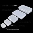 thumbnail image 2 of Rectangular Clear Plastic Storage Containers Box with Hinged Lid for Beads and Other Small Craft Items, 2 of 8