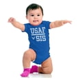 thumbnail image 4 of US Air Force USAF Sis Sister Bodysuit Jumper Girls Infant Baby Brisco Brands 6M, 4 of 7