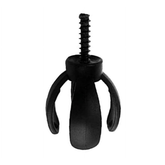 Black Golf Ball Pick Up Back and Knee Saver Claw Grabber Screw-On Putter Tool for Golf Grip