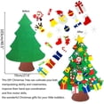 thumbnail image 2 of Árbol de Navidad de Fieltro para Niños, Juego de 30 Piezas, Adornos de Pared Desmontables, Regalos de Navidad, Decoraciones navideñas para el hogar para niños Rojo Verde Cocina, Decoración y Otros, 2 of 5