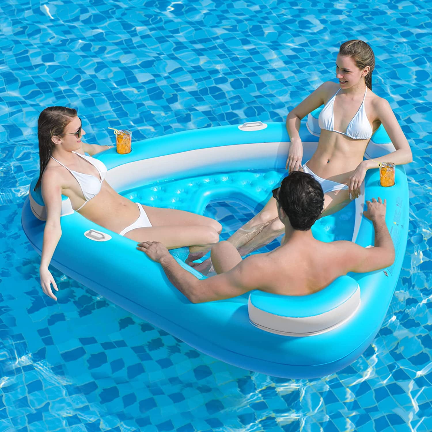 Intex Vista Island Inflatable Floating Pool Raft for sale online 