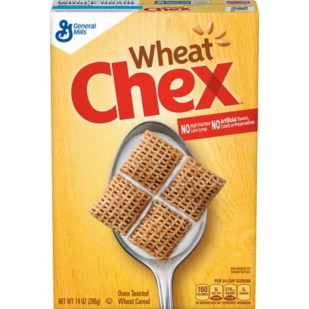 (2 Pack) Wheat Chex Cereal, 14 oz