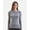 Heather Grey, variant on Onna NN370 Women's Unstoppable Long Sleeve Fresh Underscrub Base Layer-White-L