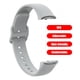 thumbnail image 5 of Correa de correa de muñeca de correa de reloj ajustable deportiva de TPU para Samsung Galaxy Fit SM-R370 Ndcxsfigh Para estrenar, 5 of 7