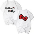 thumbnail image 4 of Hello Kitty, nueva Camiseta deportiva informal de manga corta con estampado de dibujos animados para primavera y verano para niños y niñas, camisetas grandes para niños, 4 of 5