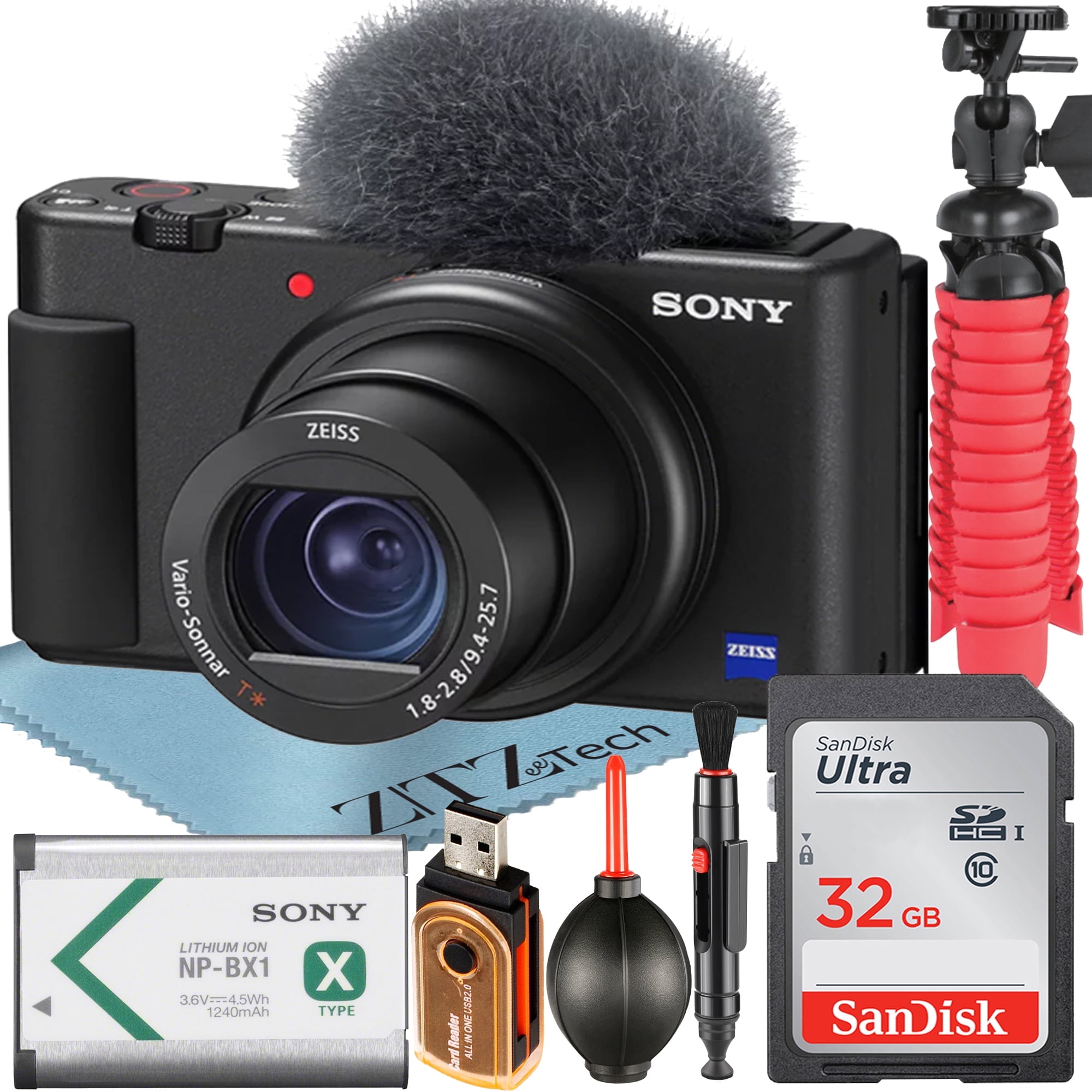 SONY VLOGCAM ZV-1F ブラック 128GB SDカード付き Amazon.com : ZV-1F Vlogging Camera, Black, Bundle with SanDisk