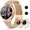 Rose gold, variant on Smart Watch for Women, Bluetooth Smartwatch Make/Receive Calls With 24-hour heart rate&sleep monitor, IP68 Waterproof Fitness Tracker Watch for Android iOS, 120+ Sports Modes, 200+ Dials(Silver)