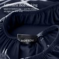 thumbnail image 6 of Bare Home Bamboo Sheet Set - Made from Rayon Fibers - Deep Pockets - 3 Piece - Twin XL, Midnight Blue, 6 of 9