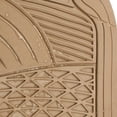 thumbnail image 4 of OxGord Car Floor Mats Ridged Rubber Full Set Universal Fit (4 Piece) (Beige), 4 of 5