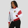 thumbnail image 5 of Women's WEAR by Erin Andrews White/Red Chicago Blackhawks Full-Snap Fleece Sweatshirt Jacket, 5 of 6