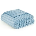 thumbnail image 3 of U by Bedsure Dream Blue Fleece Throw Blanket for Couch - Super Soft Cozy Blankets for Women, Girls, 50x60 inches, 3 of 6