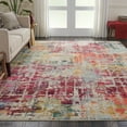 thumbnail image 6 of Nourison Celestial Abstract Pink/Multicolor 7'10" x 10'6" Area Rug, (8x11), 6 of 8