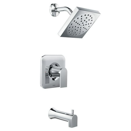 MOEN Genta Single-Handle 1-Spray Tub and Shower Faucet in Chrome