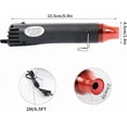 thumbnail image 2 of Black 110V 300W Mini Heat Gun, Portable Hot Air Gun with Stand for Shrinking Wrap, Embossing and Paint Drying, 2 of 5