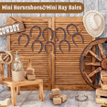thumbnail image 2 of Western Theme Decorations Cowboy Centerpieces for Tables with Mini Horseshoes Favor for Table Horse Rodeo, 2 of 6