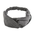 thumbnail image 1 of Diadema de gamuza Jumpingount con nudo para mujer Tipo 2 Gris PS12333-04, 1 of 4
