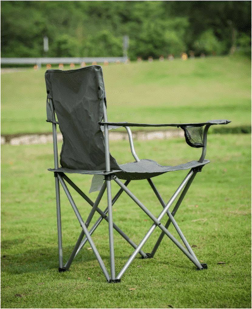 Ozark Trail Quad Folding Camp Chair 2 Pack,with Mesh Cup Holder - image 6 of 17