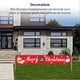 thumbnail image 4 of Kearding Navidad Banner Hotel Comedor Bar Valla Porche Terraza Balcón Bandera Festival de Navidad Vacaciones Año Nuevo Decoración Ornamento Kits de decoración para fiestas 296*48cmM10 Kearding HA068108-08B, 4 of 6