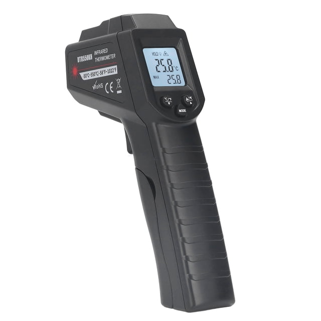 Termómetro infrarrojo DT8550KH, pistola de temperatura Digital sin contacto de mano para equipos industriales, procesamiento de alimentos VoborMX herramienta