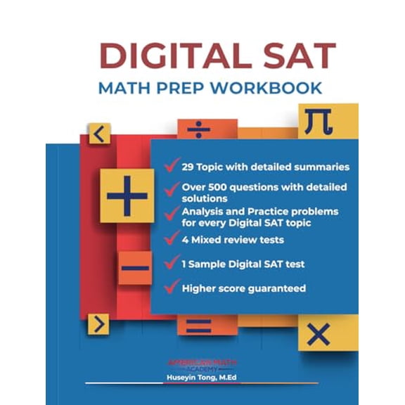 Pre-Owned DIGITAL SAT MATH PREP WORKBOOK:: "Ace the Test with Confidence", 9798870723297, , Paperback,