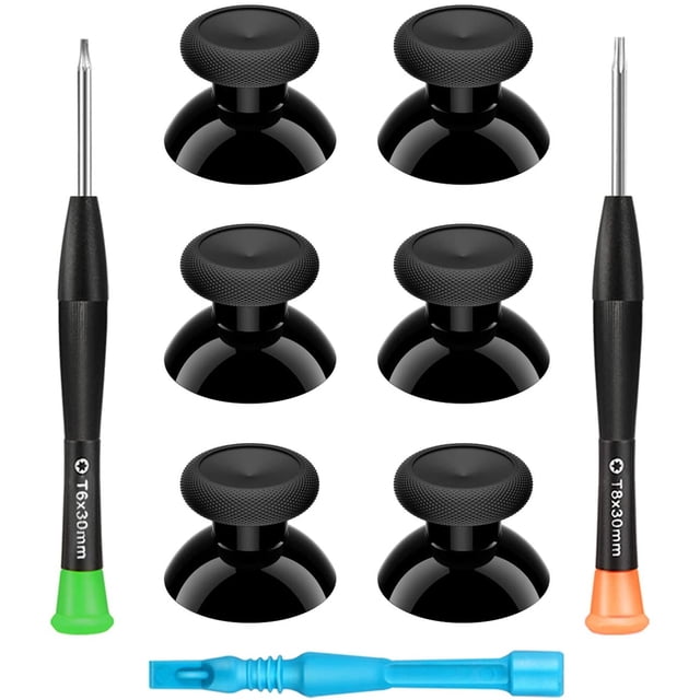 Reemplazo de Joystick para Controlador de Xbox One - 6 Piezas de Thumbsticks Analógicos Originales - con Kit de Destornillador T8 T6 para Reparación de Controlador de Xbox One