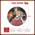 thumbnail image 5 of Lsque Scooby-Doo Print Christmas Tree Skirt with Ties and Velcro,Xmas Holiday Decorations, Adjustable Tree Skirt-30", 5 of 6