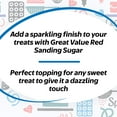 thumbnail image 4 of Great Value Red Sanding Sugar, 3.7 oz, 4 of 8