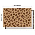 thumbnail image 6 of Leopard Pattern Summer Placemats Table Placemats Set Of 4-Linen Kitchen Washable Placemats Table Mats 11.8"x17.7"Non-Slip Heat Resistant, 6 of 6
