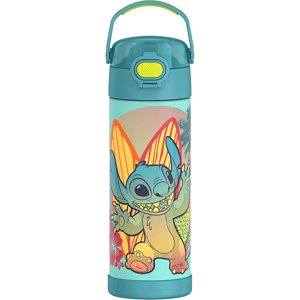 Thermos Kid's Funtainer 16oz Stainless Steel Water Bottle, Stitch