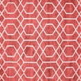 thumbnail image 1 of Ahgly Company Indoor Square Trellis Red Modern Area Rugs, 3' Square, 1 of 4
