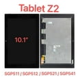 thumbnail image 3 of Écran Tactile LCD pour Tablette Sony Xperia Z2 Sgp511 Sgp521, 3 of 4