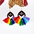 thumbnail image 4 of Lgbtq Earrings - Pride Accessories for Women - Pride Earings - Rainbow Earrings (Rainbow), 4 of 7