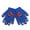 Blue, variant on Dyfzdhu Winter Fashion Cute Animal Print Kids Hooded Knit Warm Finger Gloves Blue