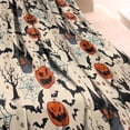 thumbnail image 3 of Classic Halloween Pattern Blanket,Comfortable Soft Lamb Wool Throw Blanket,All Season,Warm Lightweight Blankets for Sofa Bed Couch Living Room Chair,60"x80", 3 of 4
