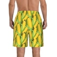 thumbnail image 3 of Yiaed Corn 1 Print Men's Swim Trunks with Lining Quick Dry Sports Shorts Beach Shorts Boardshorts-Large, 3 of 5