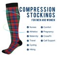 thumbnail image 2 of FORMRS Womens Knee High Socks Casual Long Thick Travel Daily Wear, 1 Pair, Red Green Pattern, 2 of 6