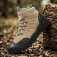 thumbnail image 3 of SKIUHS Men's High-Top Hiking Boots, Lightweight Easy-to-Clean Slip-Resistant Outdoor Ankle Support Trekking Shoes, 3 of 5