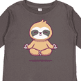 thumbnail image 4 of Inktastic Meditating Sloth Boys or Girls Long Sleeve Toddler T-Shirt, 4 of 5