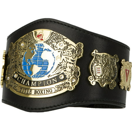 Title Boxing Undisputed Champion Leather Novelty Mini Title Belt - Black