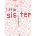 thumbnail image 2 of Carter's Child of Mine Baby Girl Sleep N Play, 2-Piece, Sizes Preemie-6/9 Months, 2 of 6