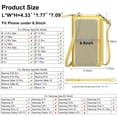 thumbnail image 5 of TUOKE Small Crossbody Bag Phone bag handbag Purse Wallet with Credit Card Slots for Women, 5 of 9