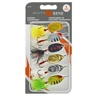 12 HOLOGRAPHIC IN-LINE RED TREBLE HOOK TROUT FISHING LURES 1/8 OZ SPINNER  LURE
