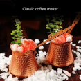 thumbnail image 5 of 320ml Retro Turkish Coffee Pot Greek Arabic Coffee Maker Handmade Hammered Copper Pot Coffee Machine, 5 of 5