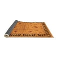thumbnail image 2 of Ahgly Company Indoor Square Oriental Orange Industrial Area Rugs, 5' Square, 2 of 4