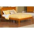 thumbnail image 2 of AFI Madison Caramel Solid Wood Platform Bed, Queen, 2 of 6