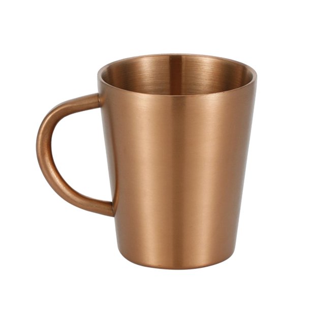 Jarra de cerveza para senderismo, utensilios de picnic, 300 ml, para acampar, deportes, viajes oro brillante