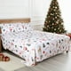 thumbnail image 2 of HITIME Juego de Sábanas Navideñas 3 Piezas Tamaño Individual, Bolsillos Profundos 16 Pulgadas, Microfibra de Poliéster Suave con Estampado Festivo, Ideal para Decoración y Regalo, 2 of 8