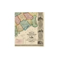 thumbnail image 2 of Historic County Map - Fairfield County Connecticut - Clark 1856 - Vintage Wall Art, 2 of 4